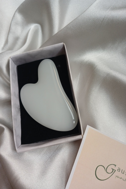 گواشا سنگ وایت کوارتز ماساژور صورت