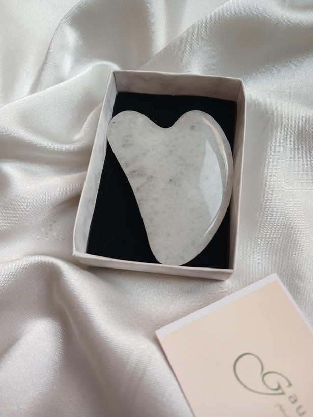 گواشا سنگ وایت کوارتز ماساژور صورت